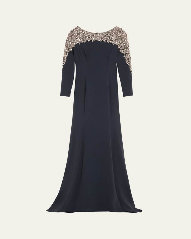 Solstice Beaded Trumpet Gown